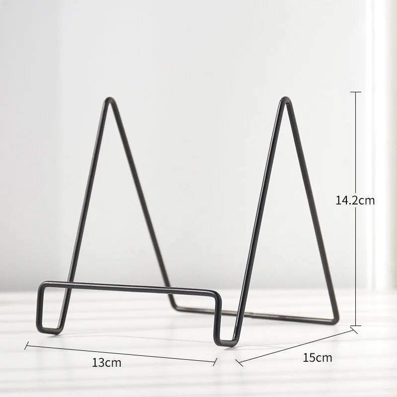 Forged Iron Multi-Use Display Stand in Vintage Scandinavian Style