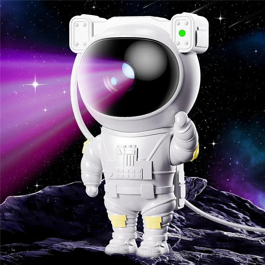 Astronaut LED Night Light Projector with Dimmable Galaxy Projections