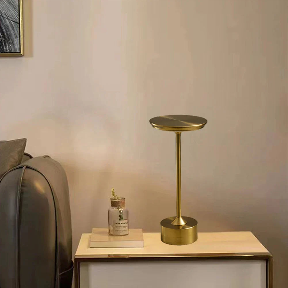Chic LED Bar Table Lamp in Black, Gold, or Silver