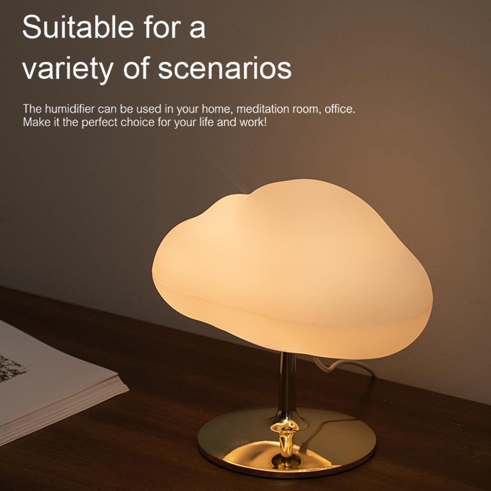 Cloud-Shaped Aromatherapy Diffuser with LED Night Light