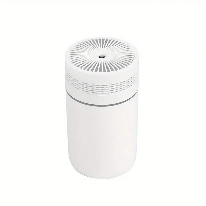 Portable USB Car Humidifier with LED Light and Aromatherapy Function