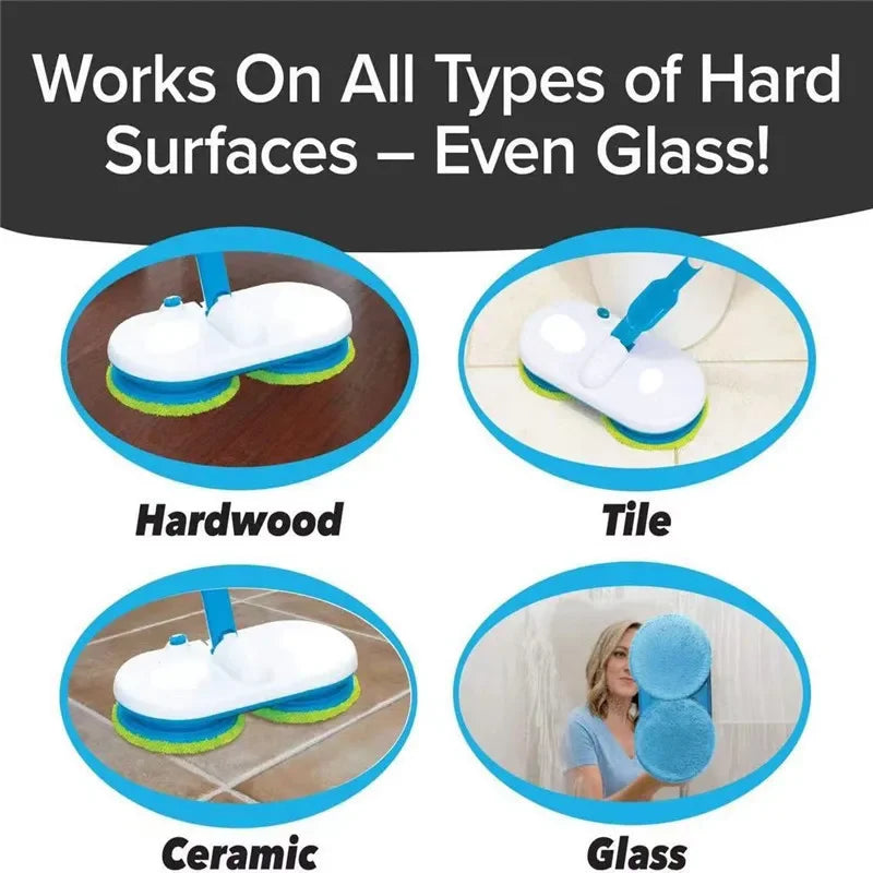 Cordless Electric Mop with Microfiber Pads
