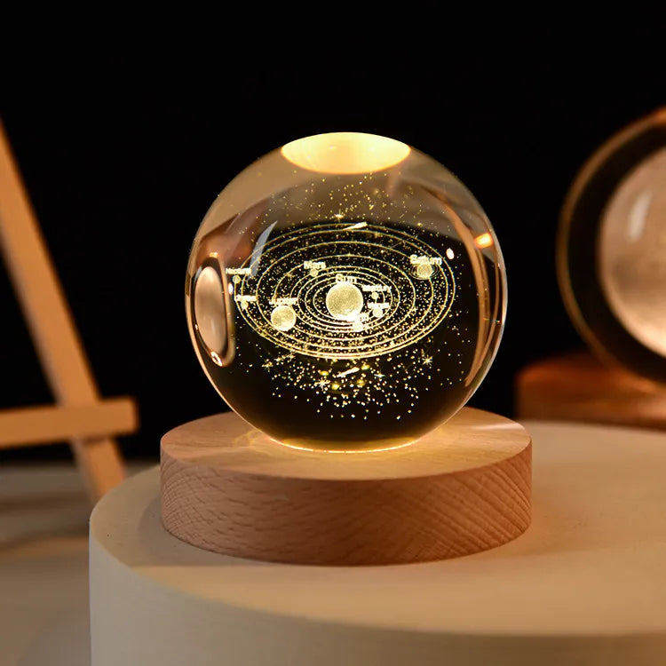 3D Crystal Night Light – Unique Glass Gift for All Occasions