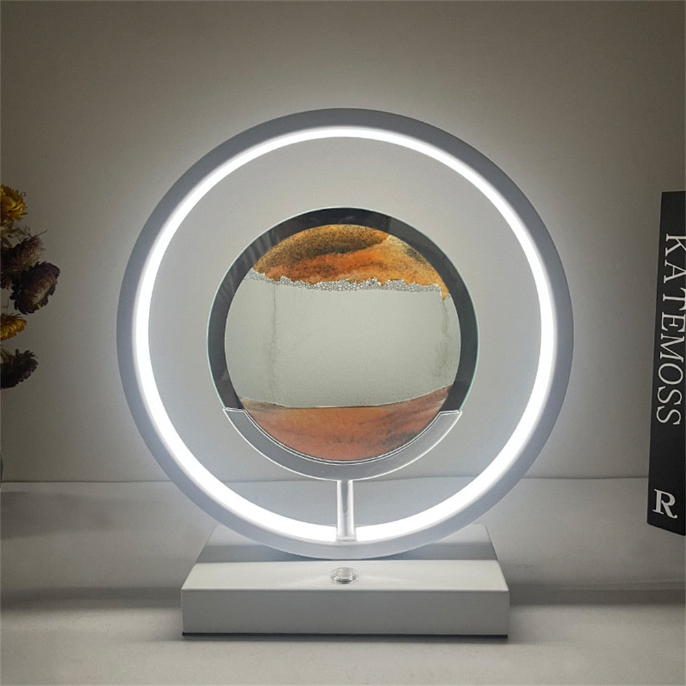 3D LED Flowing Sand Art Lamp
