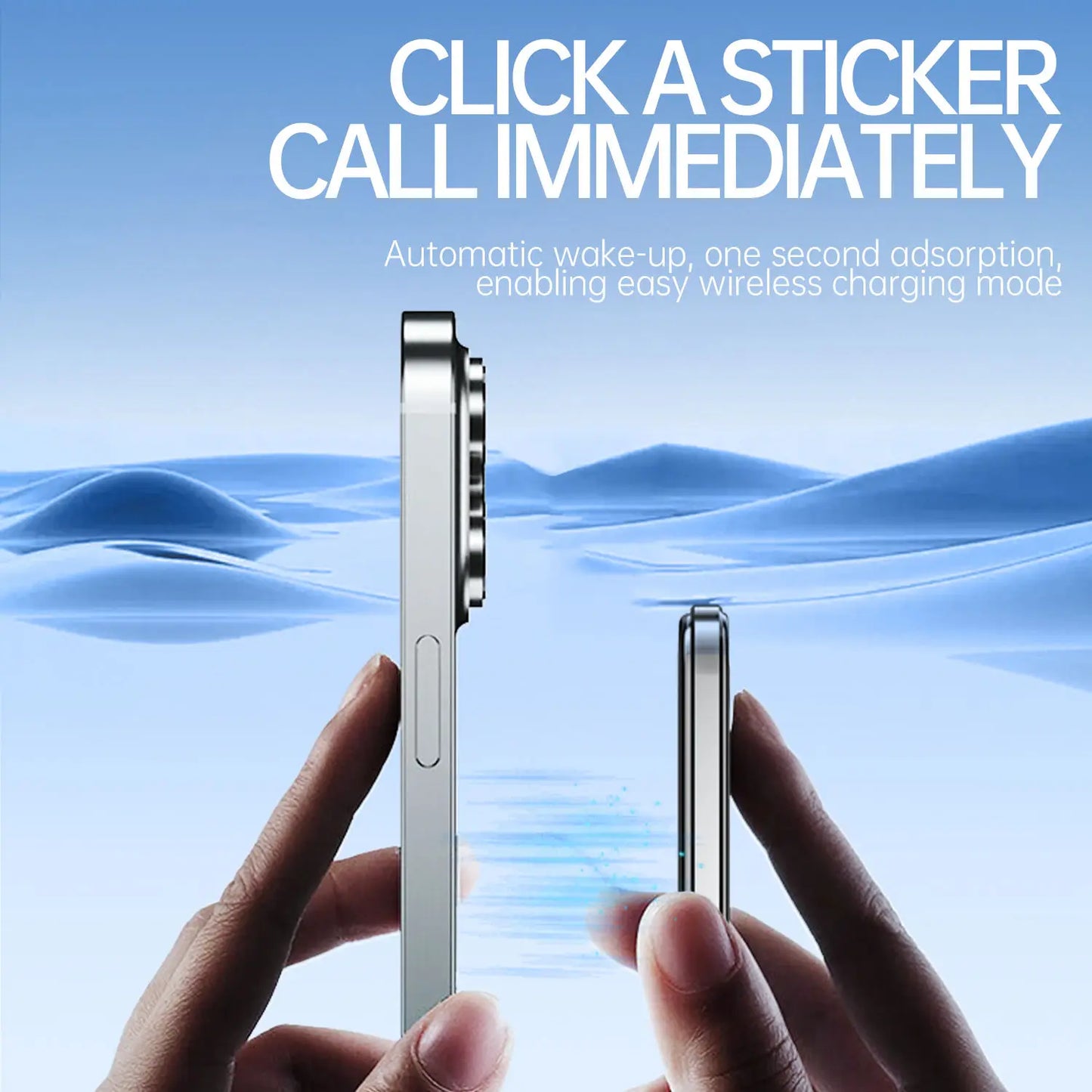Ultra-Slim Magnetic Wireless Power Bank with LED Indicator