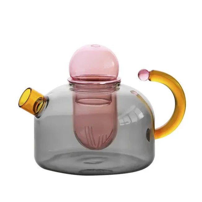 Colorful Borosilicate Glass Tea Set