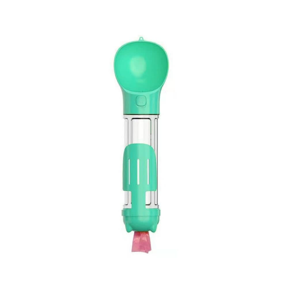 2-in-1 Dog Water and Food Bottle with Waste Bag Holder