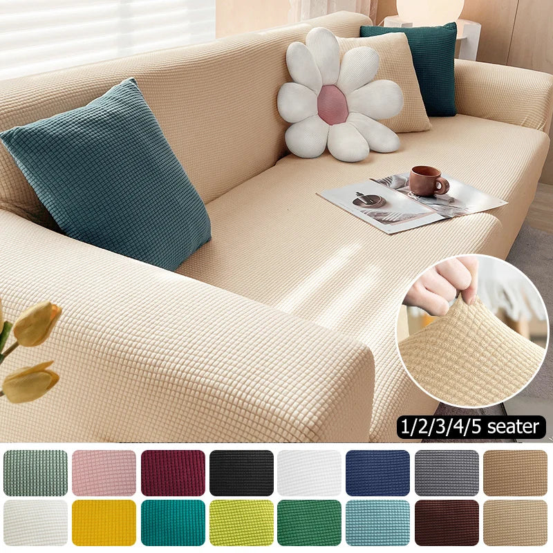Stretch Jacquard Sofa Cover for 1-4 Seater and L-Shape