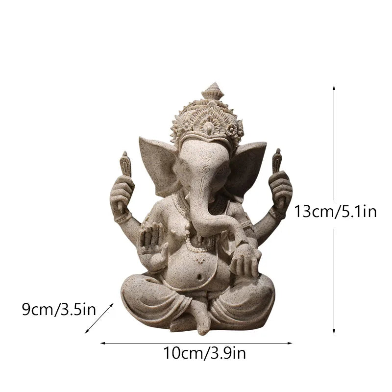 Resin Sandstone Hindu Buddhist Statues - Ganesha, Buddha, Shiva, Sai Baba, Hanuman