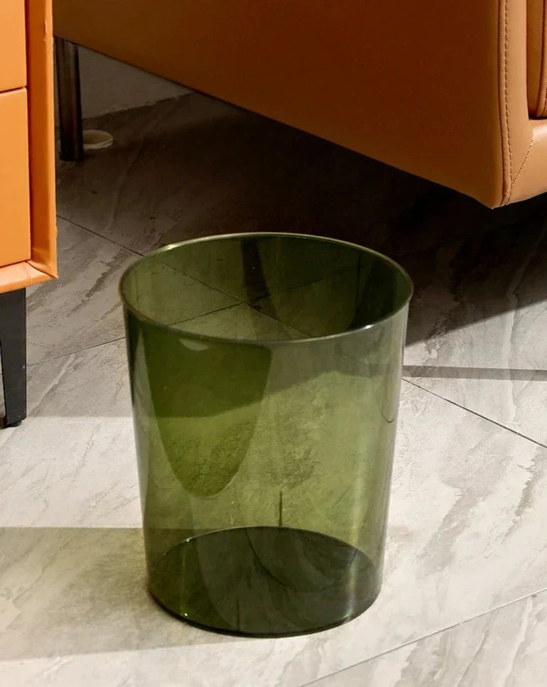 Colored Transparent Acrylic Waste Container