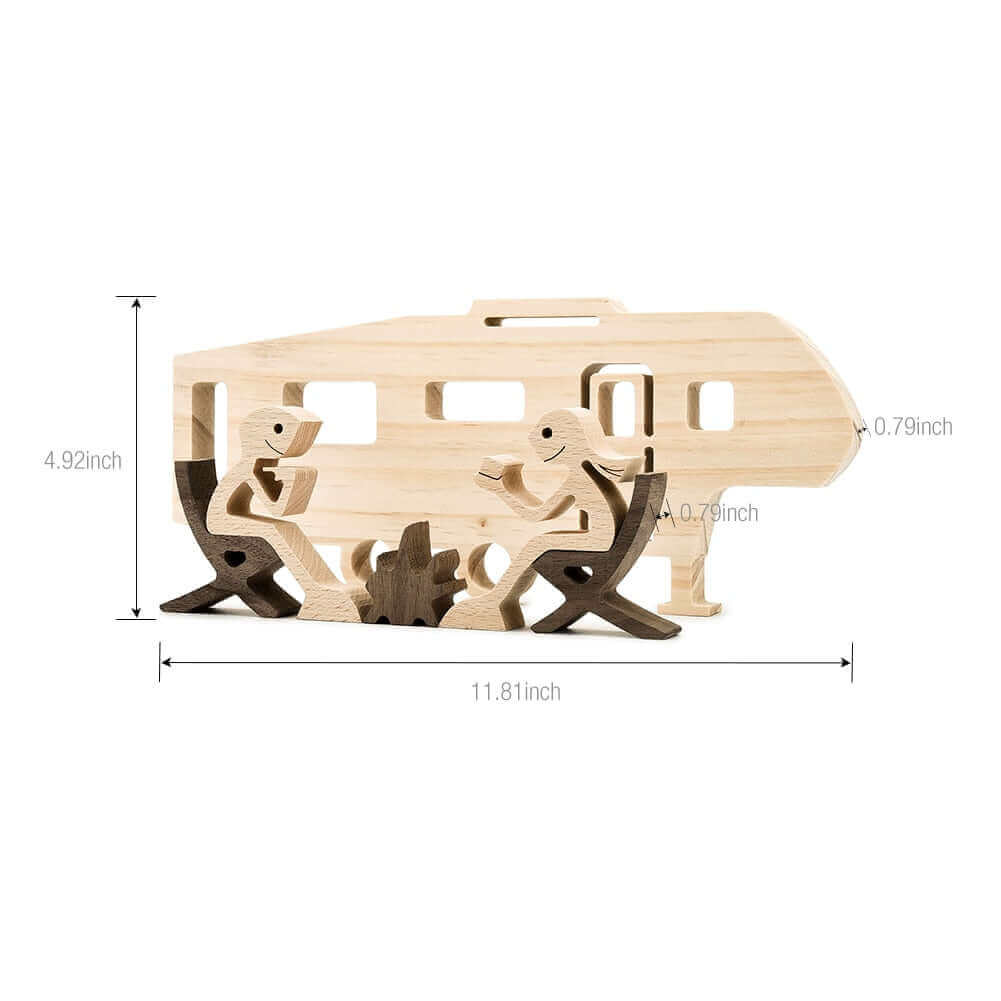 Danish Wooden Animal Ornaments - Hand-Carved Pet Decor