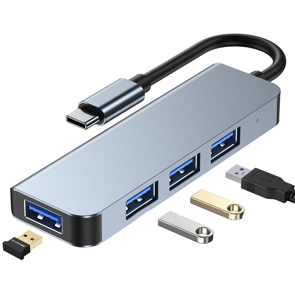 Thunderbolt 3 USB-C Hub with HDMI, PD, SD/TF Card Reader for MacBook Air M1 and iPad Pro