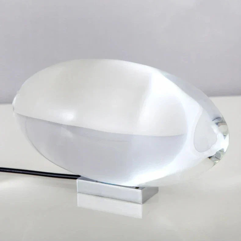 Crystal Sunset Sky Table Lamp with Eye of the Sky Motif