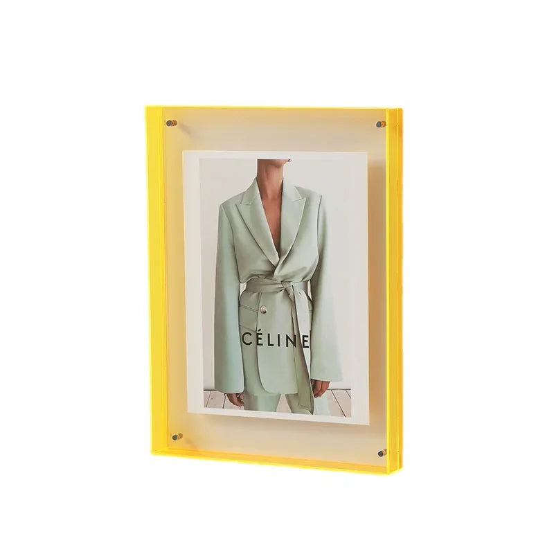 Double-Sided Acrylic Photo Frame for Two Pictures