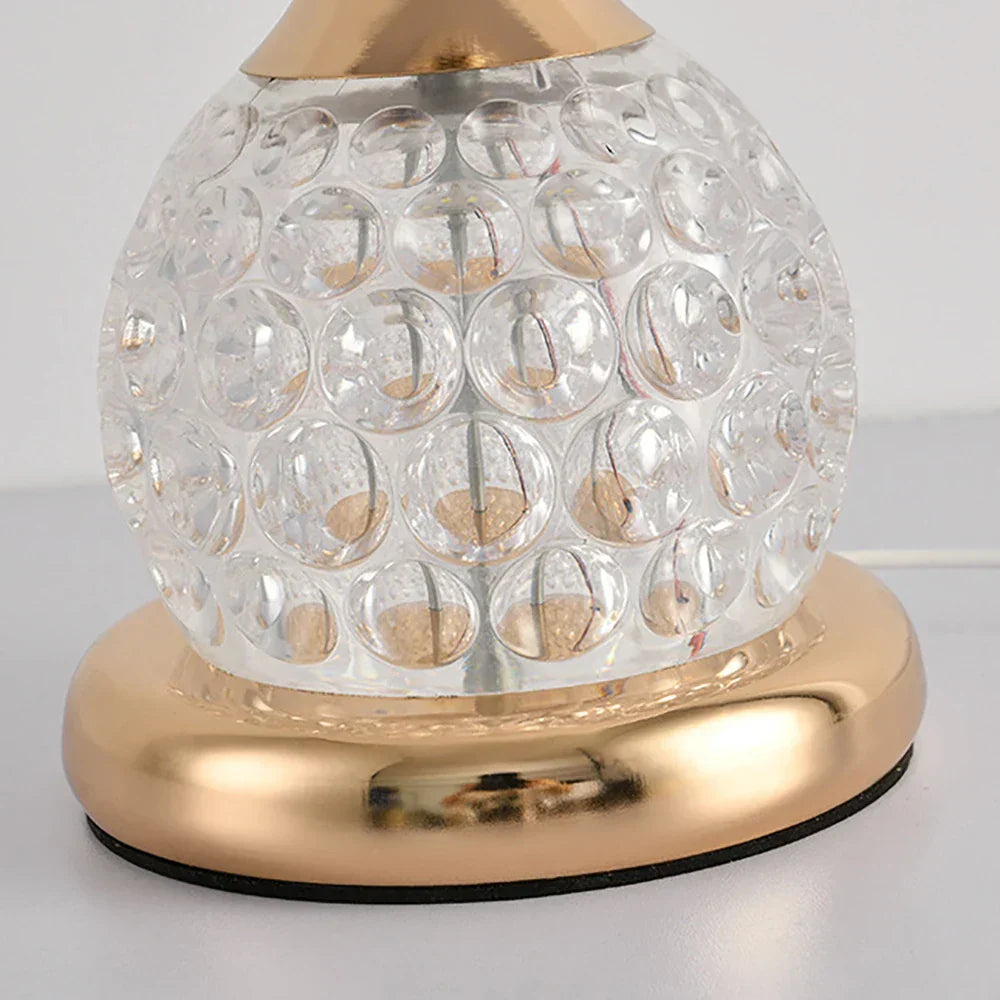 Mushroom Design Crystal LED Table Lamp