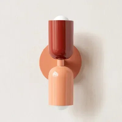 Modern Cream Double Head LED Wall Lamp
