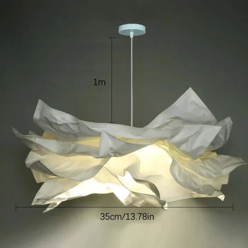Cloud-Inspired DIY Paper Lampshade up to 27.5 Inches Wide
