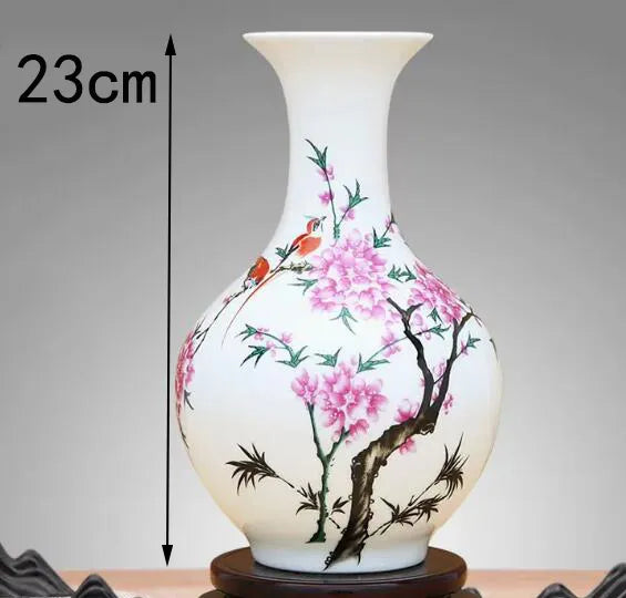 Antique Royal Chinese Porcelain Floral Vase 6-10 Inch