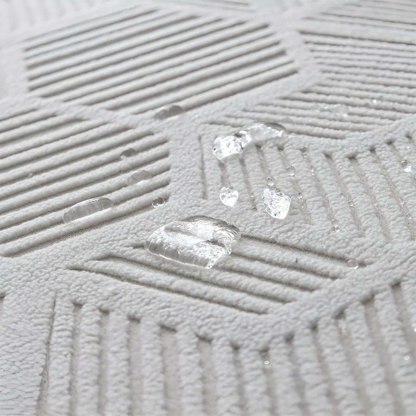 Geometric Jacquard Sofa Cover - Soft, Pet-Friendly, 360° Protection