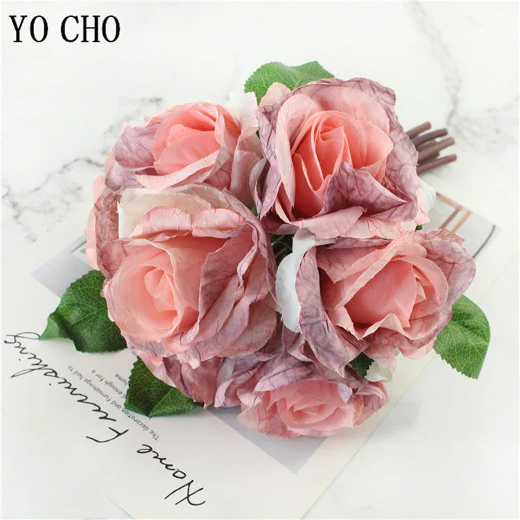 Large Silk Peony Bouquet for Weddings and Home Decor