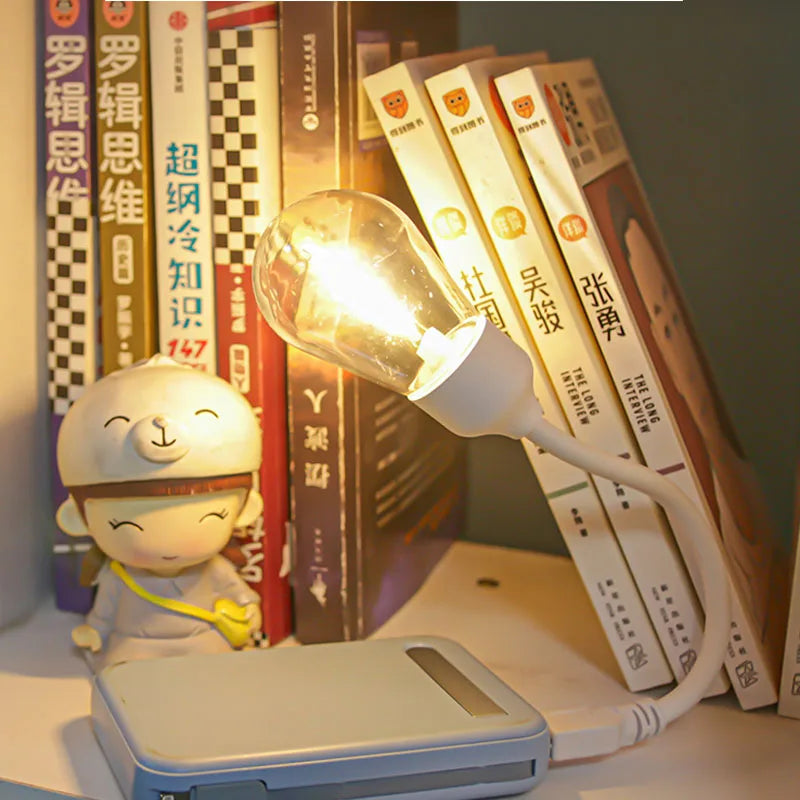 USB LED Flexible Reading Light with Rotating Head