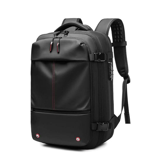 Compressible Travel Laptop Backpack with Padded 17.3" Compartment