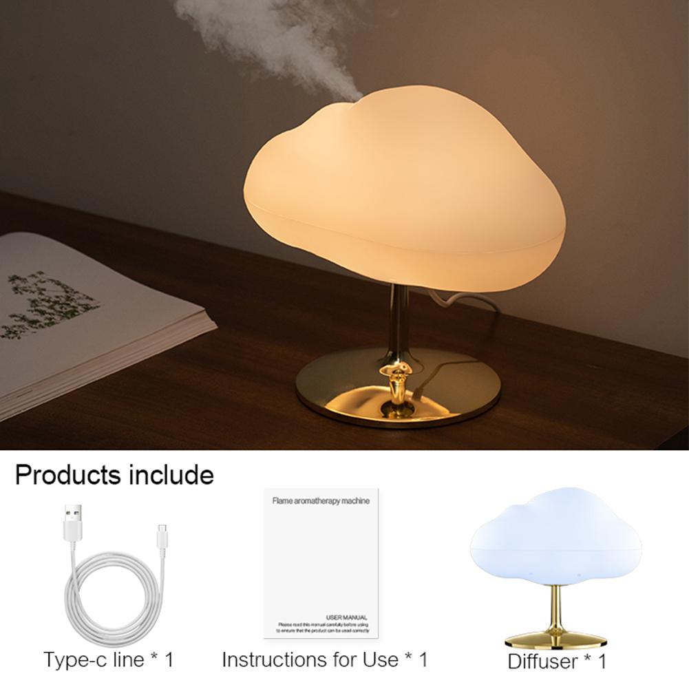 Cloud-Shaped Aromatherapy Diffuser with LED Night Light
