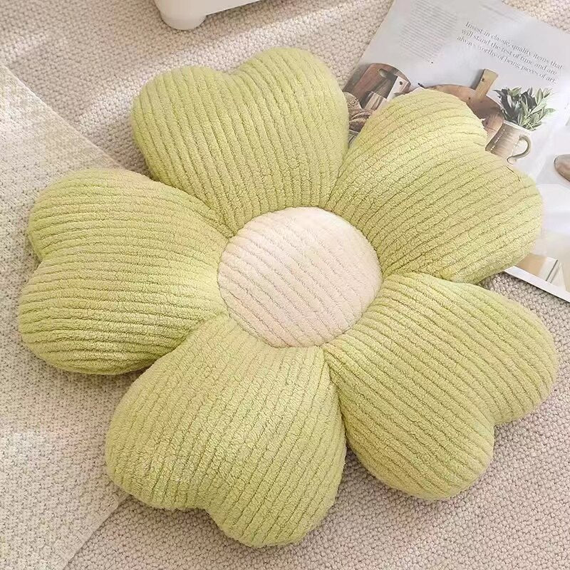 Fluffy Clover Flower Decorative Pillow