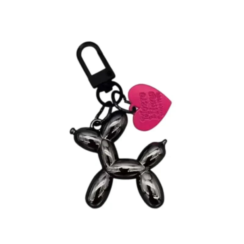 Dog Balloon Keychain in Durable Resin and Zinc Alloy