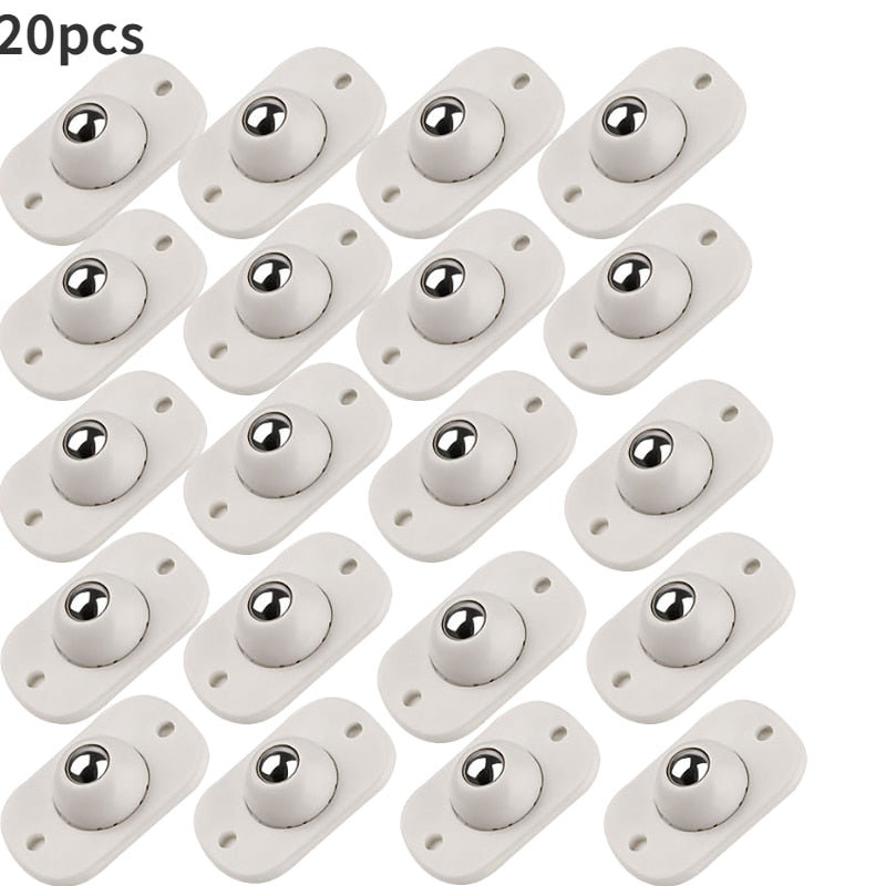 Self-Adhesive Mini Furniture Wheels for Easy Mobility