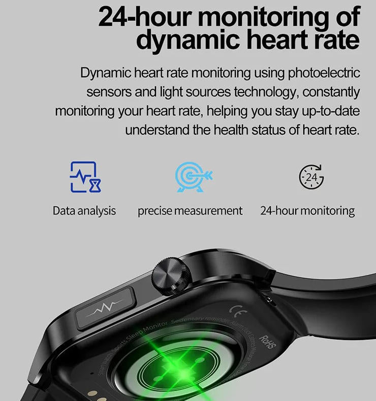 Smartwatch for Seniors with Health Monitoring and SOS Function