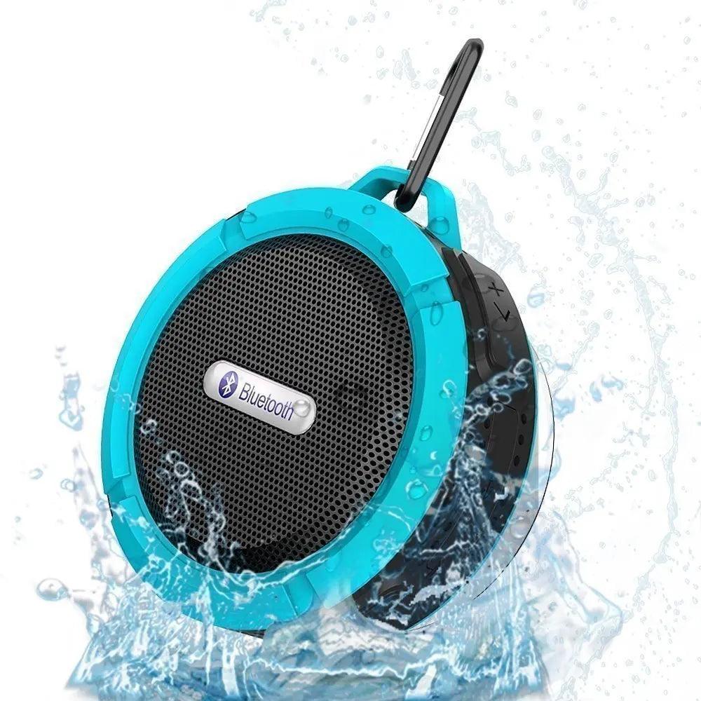 Portable Waterproof Bluetooth Speaker with Suction Cup for Travel and Shower