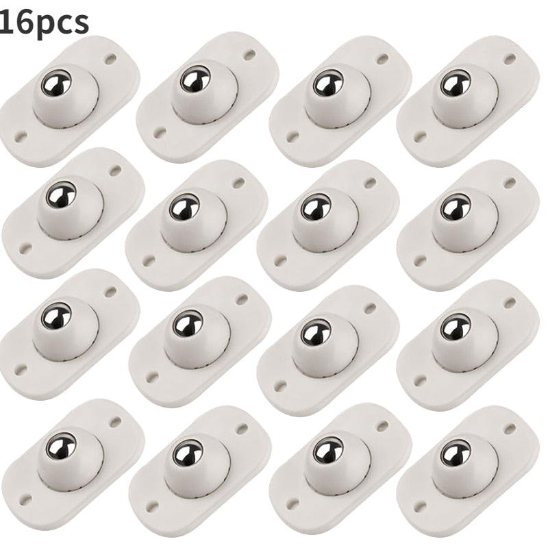 Self-Adhesive Mini Furniture Wheels for Easy Mobility