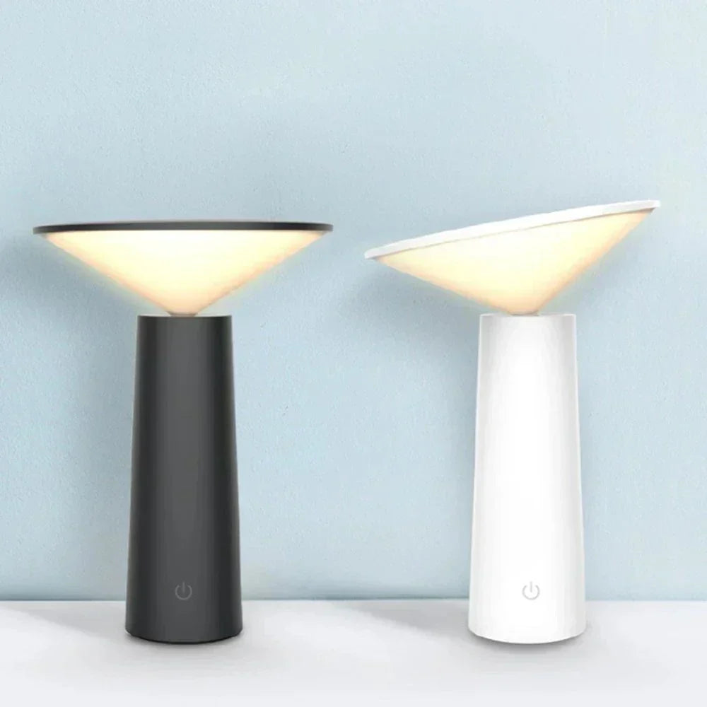Touch Control Modern Table Lamp with USB Charging
