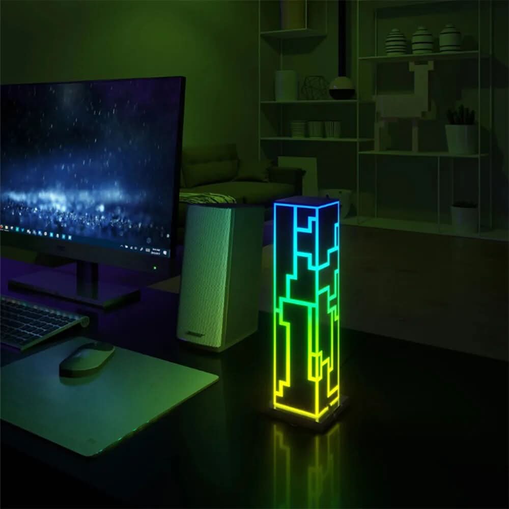 Ceramic Table Lamp with Warm White Light