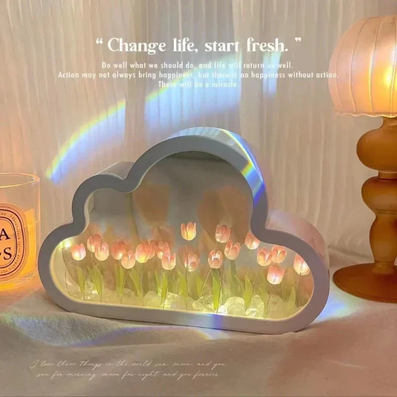 Tulip Floral LED Night Light