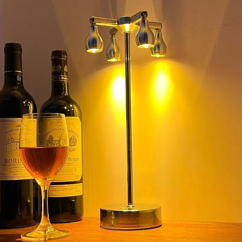 Vintage Touch-Controlled Rechargeable Table Lamp