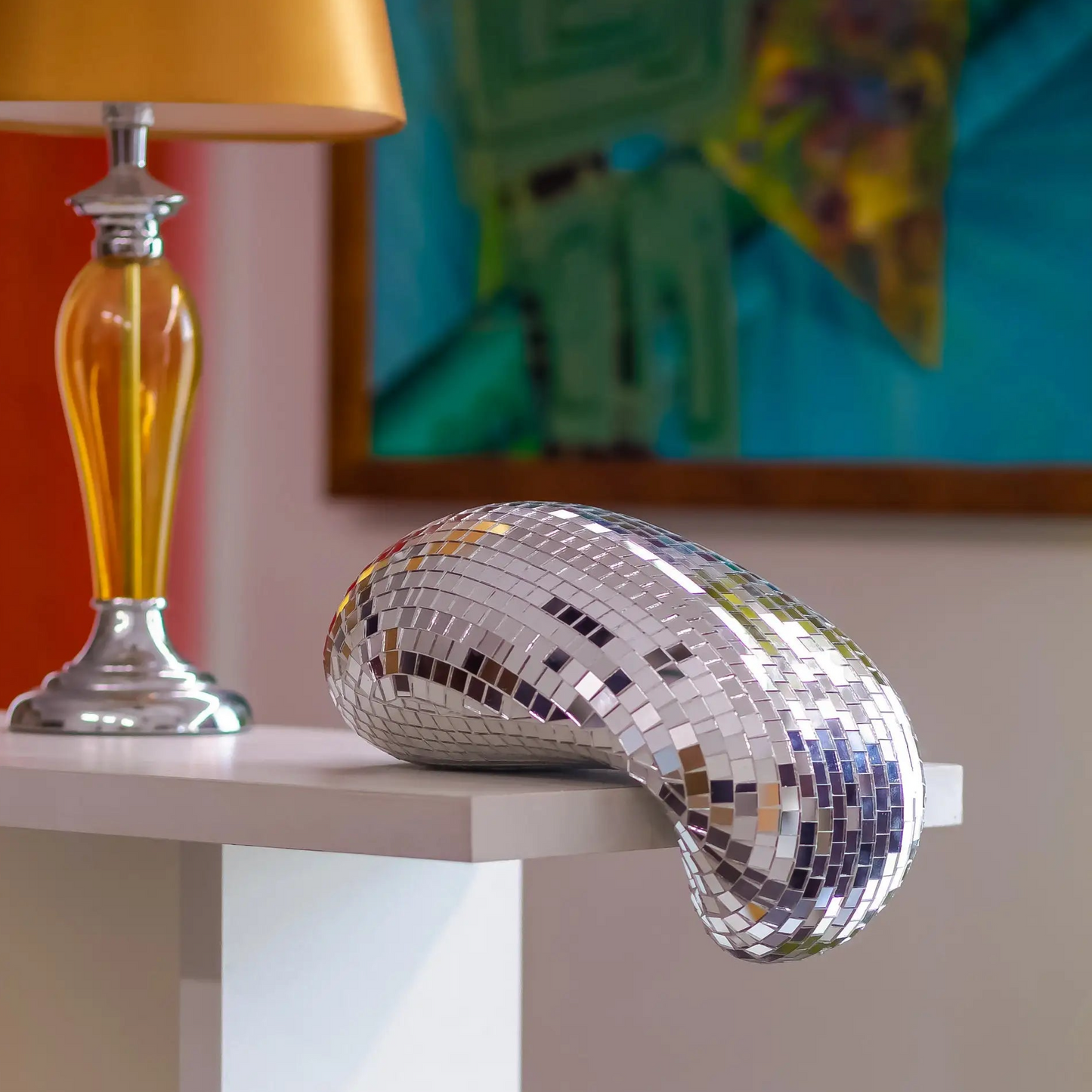 LED Melting Disco Ball Light - USB-Powered Artistic Illumination