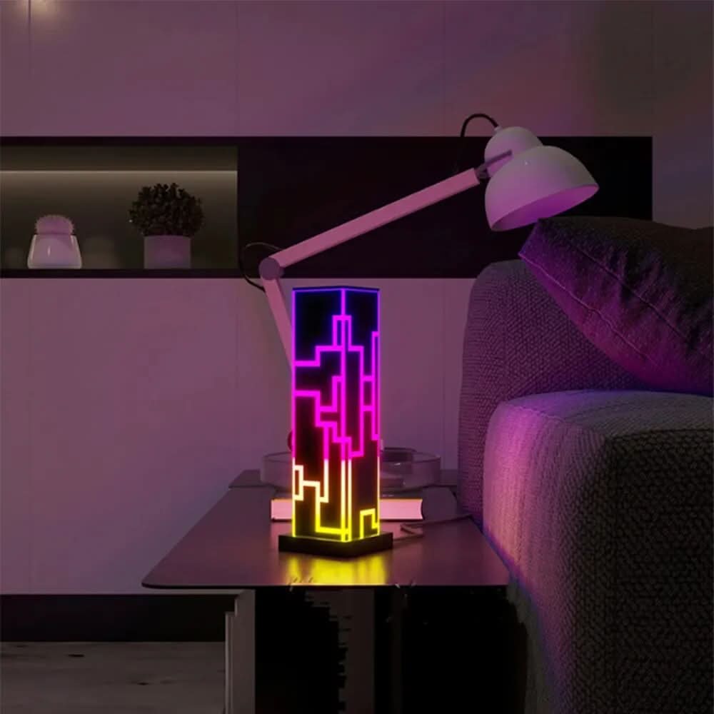 Ceramic Table Lamp with Warm White Light