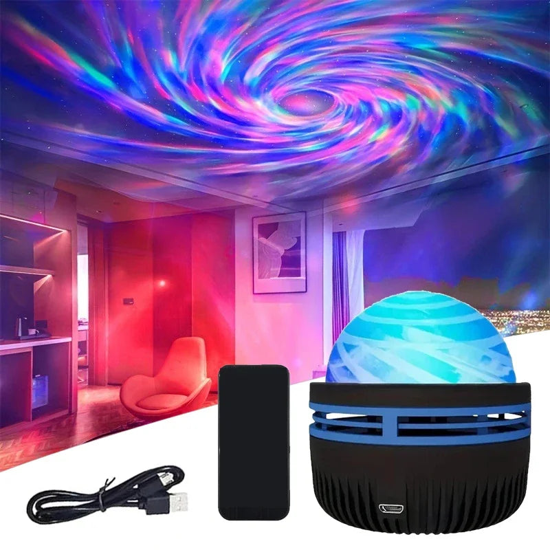 Northern Lights Projector with Music Sync and Remote Control