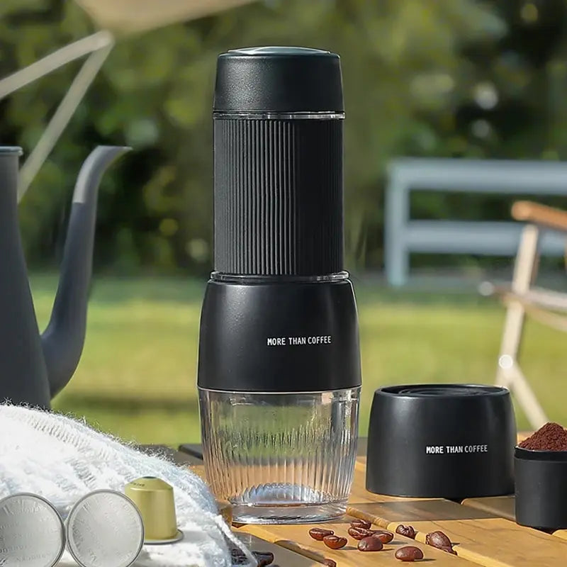 Portable 18 Bar Manual Coffee Machine for Outdoor Use