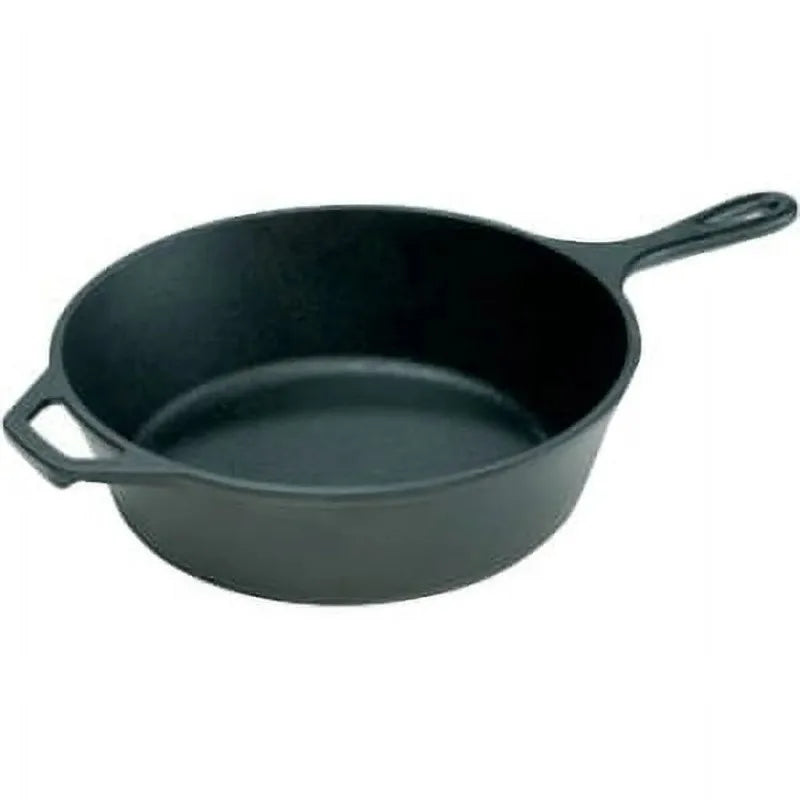 10.25 Inch Pre-Seasoned Cast Iron Deep Skillet