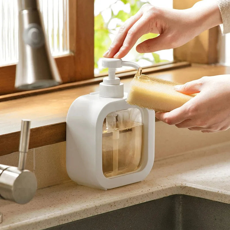 Minimalist Nordic Soap Dispenser in Durable ABS and PVC