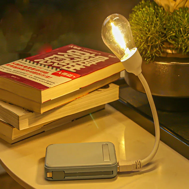 USB LED Flexible Reading Light with Rotating Head
