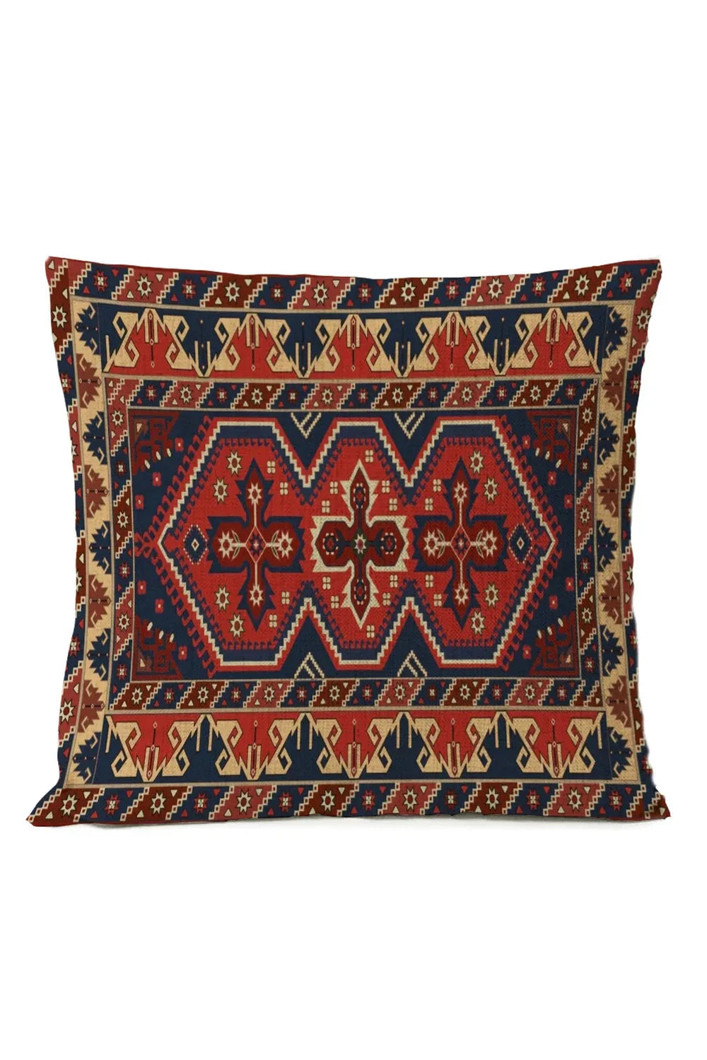 Ethnic Tribal Cotton-Linen Pillowcase