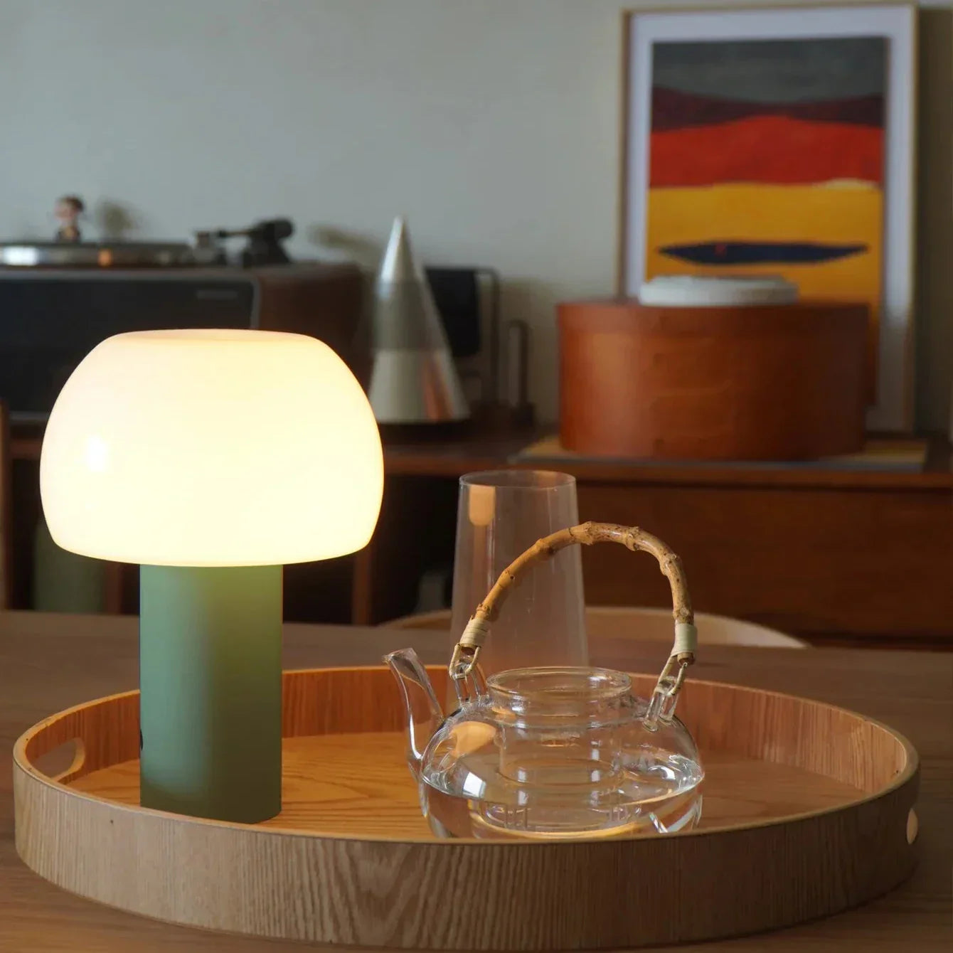 Portable Rechargeable LED Table Lamp for Modern Ambiance