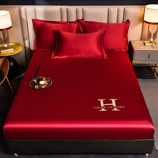 Silk Microfiber Fitted Bed Sheet - Soft and Breathable