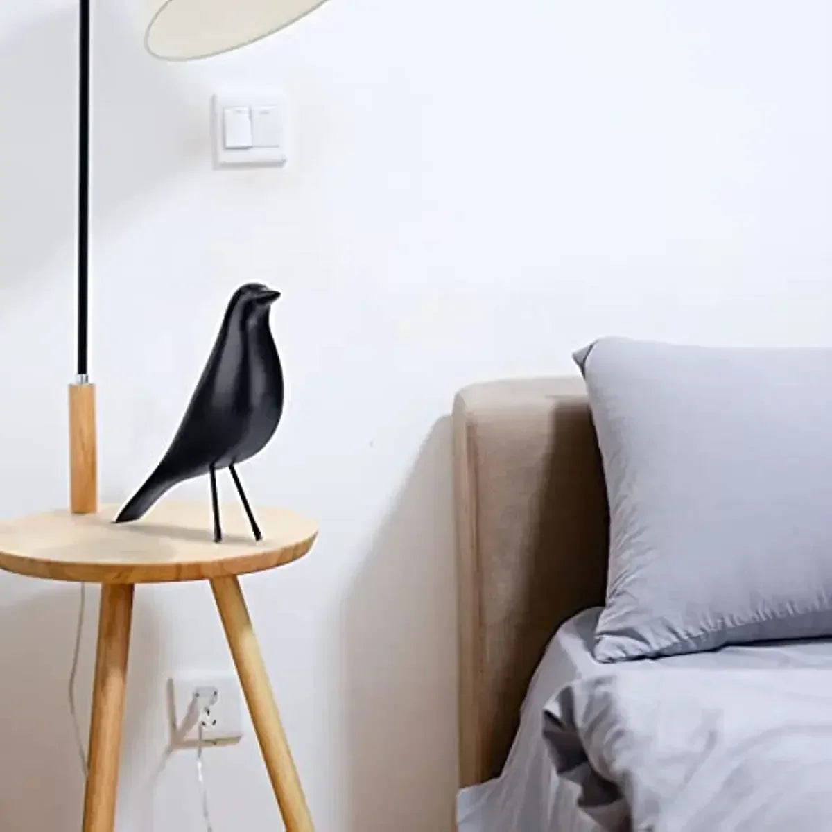 Contemporary Resin Bird Statue Sculpture