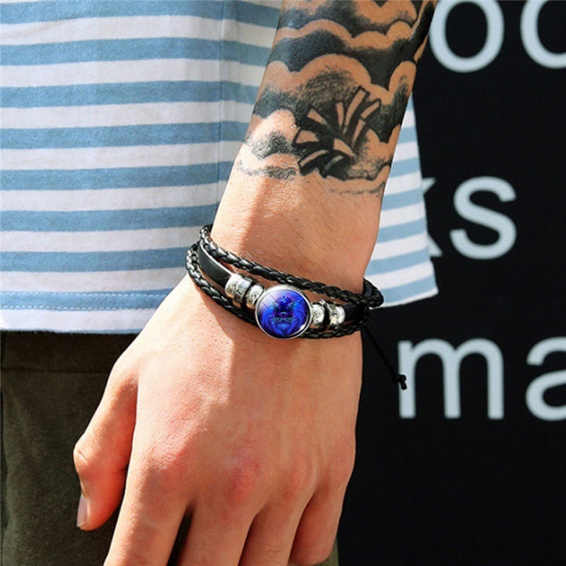 Lapis Lazuli and Sodalite Energy Bracelet for Positivity and Balance