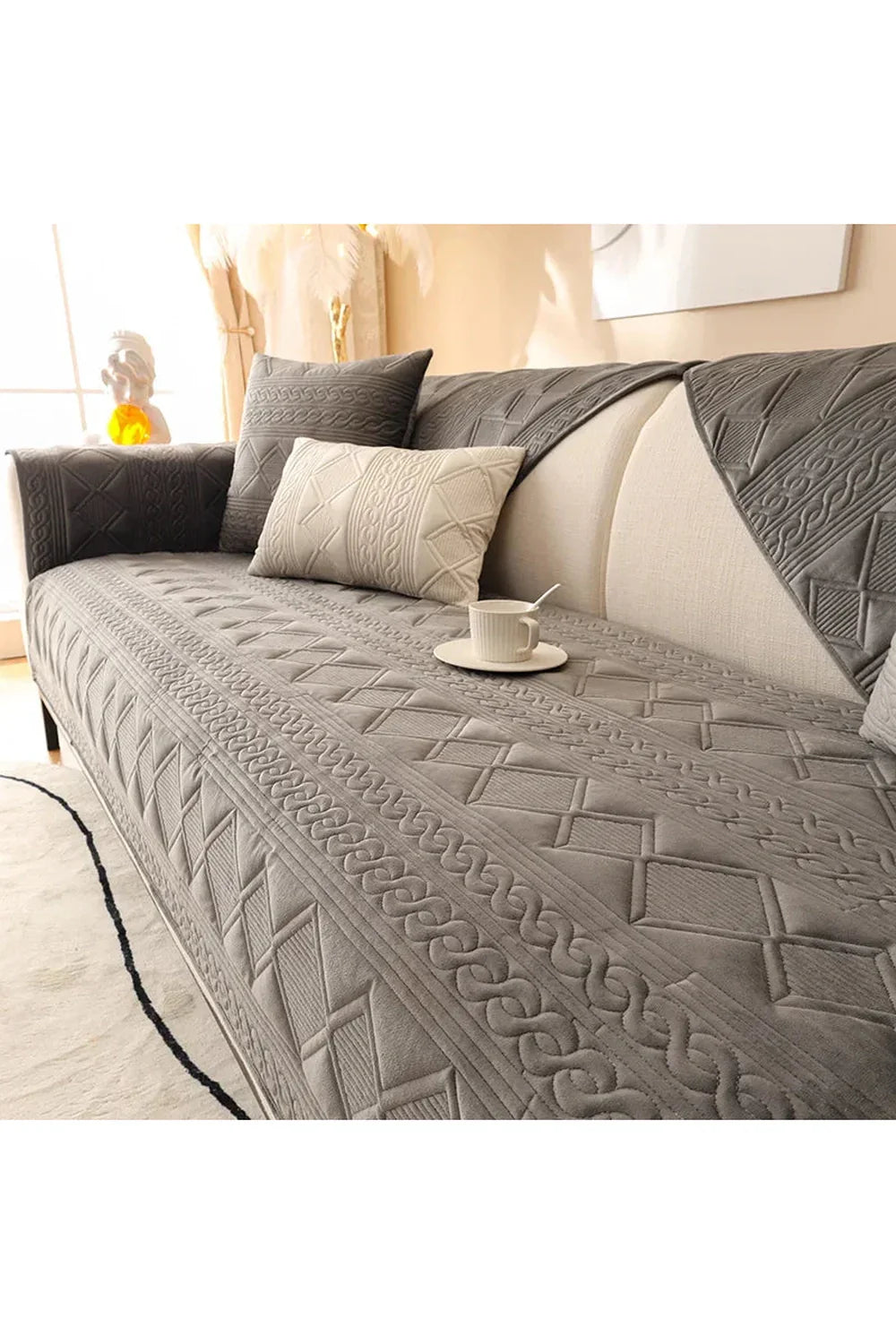 Dutch Velvet Polyester Sofa Cover